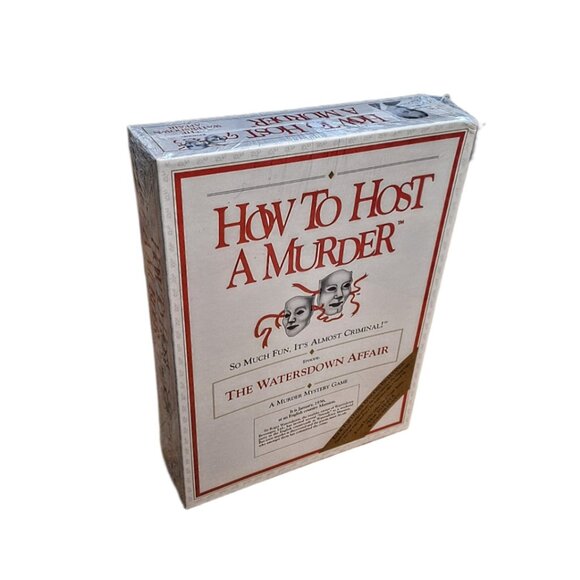 Vintage How To Host A Murder The Watersdown Affair Dinner Party Role Play NEW - Picture 1 of 6